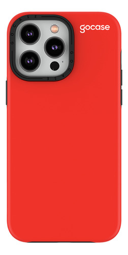 Capa Case Anti Impacto Gocase Duo Vermelha Para iPhone