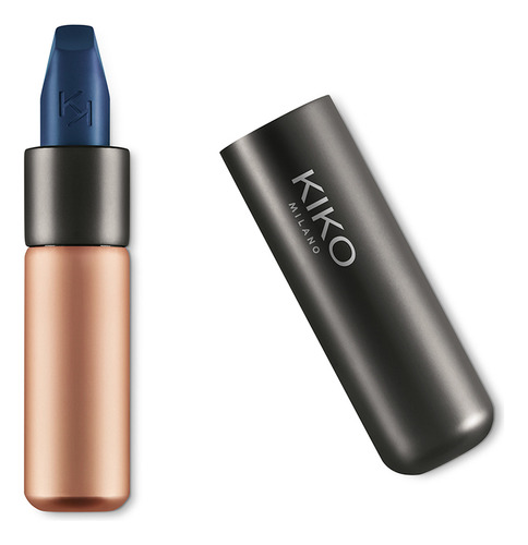 Batom Kiko Milano Velvet Passion Matte Lipstick Cor 323 - Imperial Blu