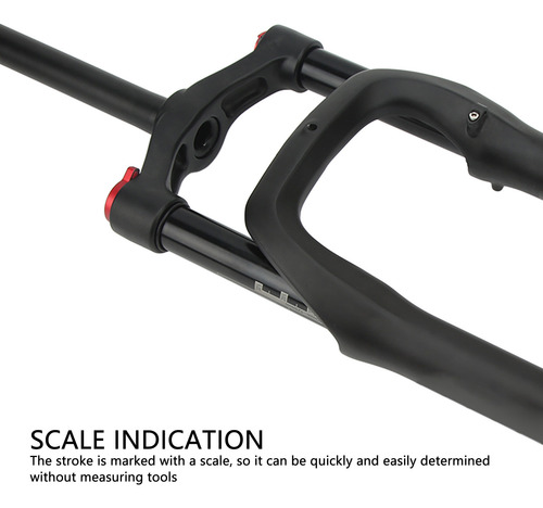 Garfo De Bicicleta De 135 Mm Frontal Snow Beach 4.0 Fat Tire