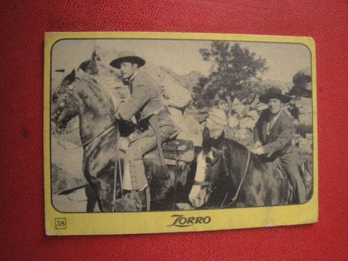 Figuritas El Zorro Año 1972 - 1973 Nº38