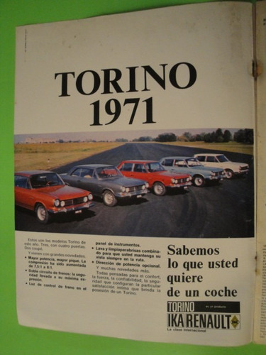 Publicidad Torino S Gs Coupe Ts Coupe Año 1971