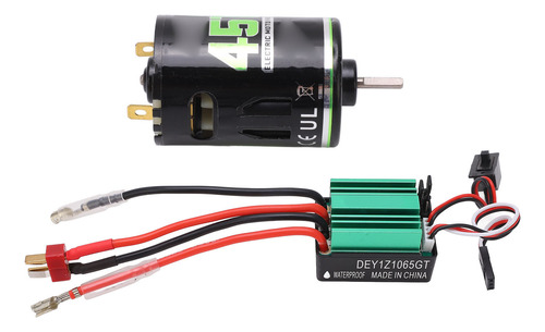 Motor Elétrico Escovado 540 65a T Plug Esc High Torsion