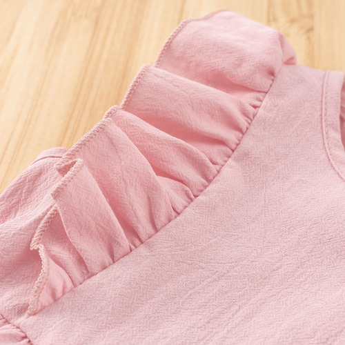 Vestido En Forma De P Para Bebés Y Niñas Pequeñas, De Color