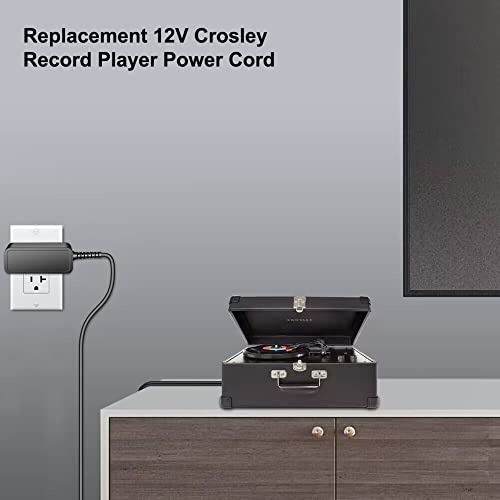Adaptador Hky De 12 V Ac Dc Compatible Con Crosley Cr8005d C