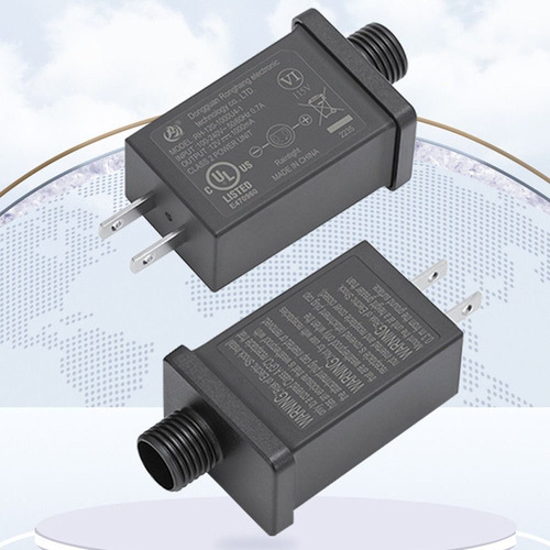 Adaptador De Corriente Us Plug Ac 110v A Dc 12v 1a Inflable