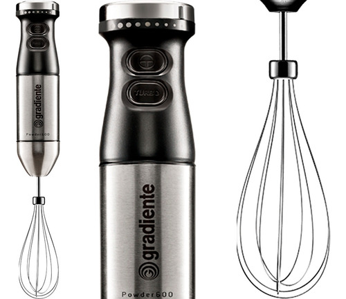 Mixer Gradiente 3 Em 1 600w Aço Inox Turbo 110v
