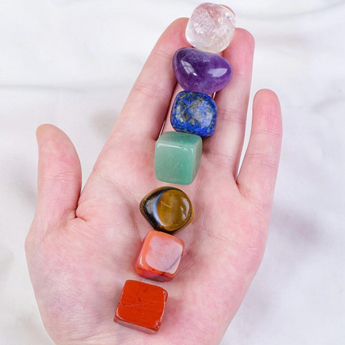 Adorno De Piedras Preciosas Naturales De 7 Piezas Para
