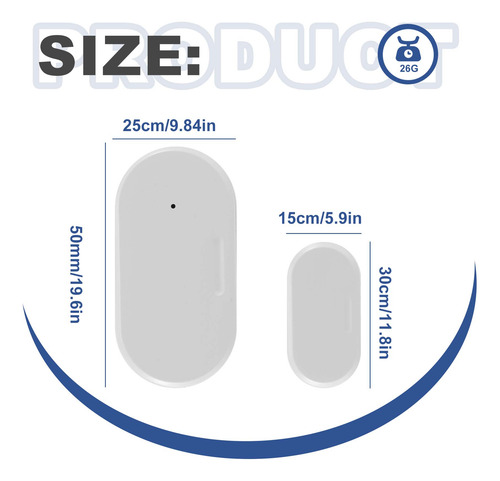 Sensor De Puertas Y Ventanas Tuya Zigbee Smart Home Automati