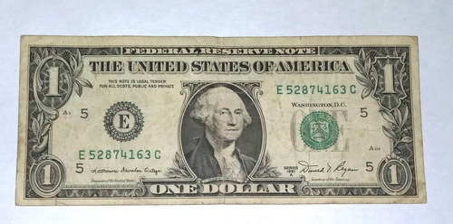 Billete De Un Dolar Año 1981 (Usado)
