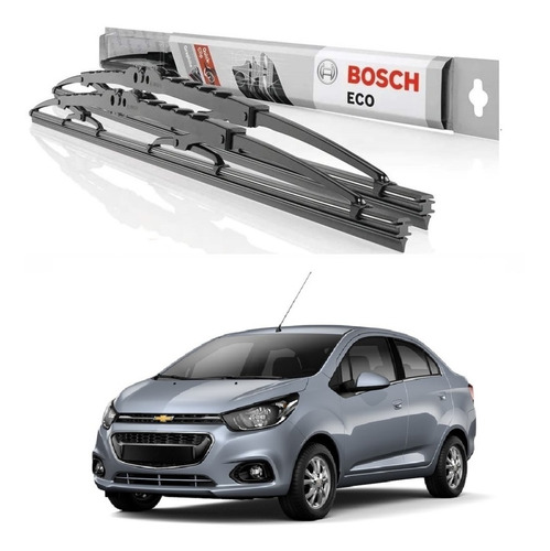 2 Plumas Limpiaparabrisas Bosch Chevrolet Beat 2018-2020