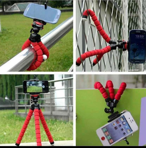 Trípode Con Control Remoto Tipo Pulpo Flexible Para Telefono