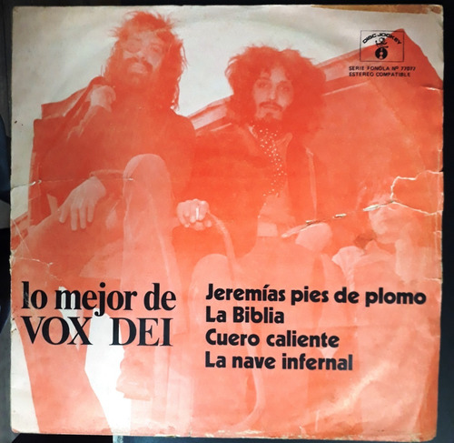 Vox Dei - Lo Mejor De Vox Dei - Vinilo 1974