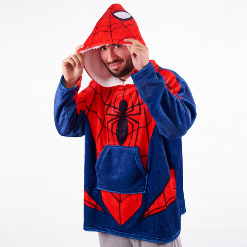 Pijama Maxi Buzo Piñata Spiderman