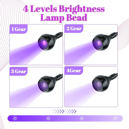 Lampara Para Uñas Uv Led 3w Usb Flexible Con Gancho Soft Gel Color With Phone Holder