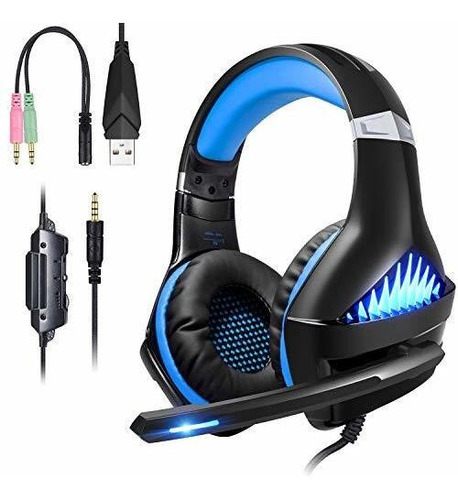 Bluefire - Auriculares Profesionales Ps4 Para Videojuegos