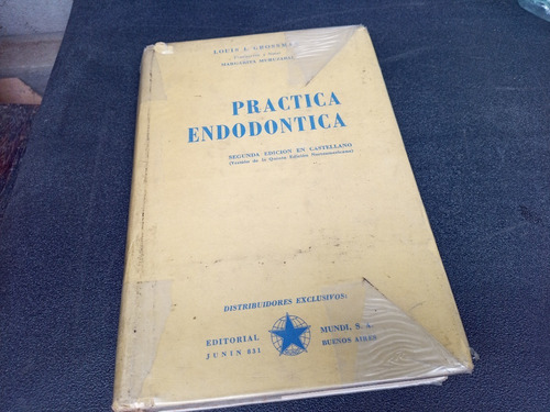 Mercurio Peruano: Libro Medicina Endodoncia Odontologia L159