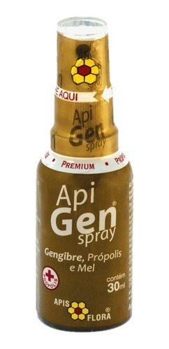 Mel Com Própolis E Gengibre Apigen Apis Flora Spray 30ml