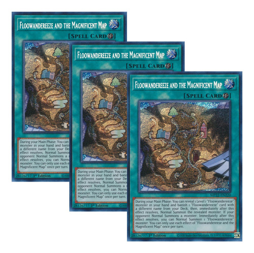 Yugioh! X3 Floowandereeze And The Magnificent Map - Mp22 Pr Floowandereeze And The Magnificent Map Inglés (Usado)
