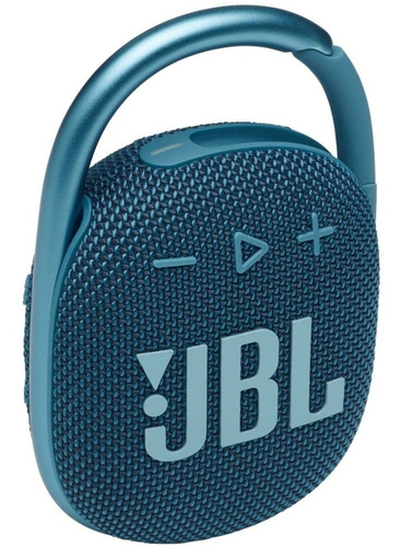 Alto-falante portátil Jbl Clip 4 com Bluetooth Ip67, cor azul marinho
