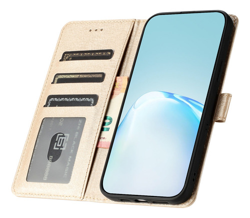 Funda De Piel Tipo Cartera Para Oppo A96/reno8 5g/reno8 Pro 5g Con Correa Para Muñeca Y Ranuras Para Tarjetas, Funda Abatible