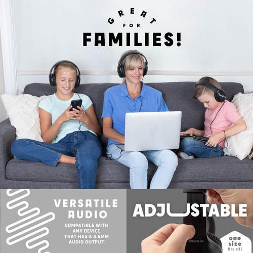 Auriculares Sonitum Bulk Kids Con Micrófono, Paquete De 5 Un