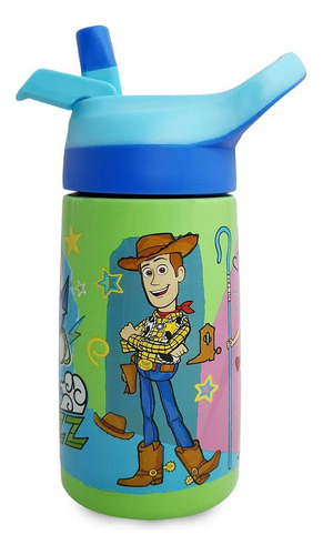 Pixar Toy Story - Botella De Agua De Acero Inoxidable Con P.