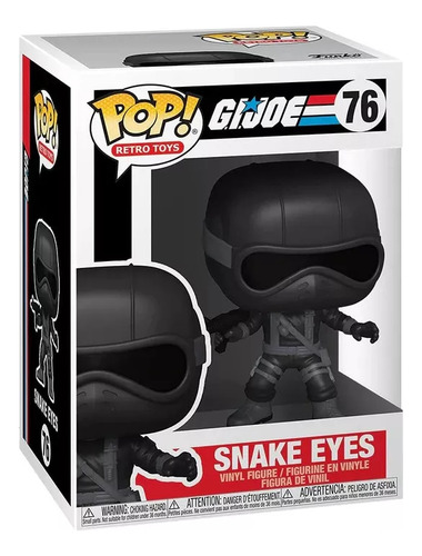 Funko Pop G.i. Joe Snake Eyes Vintage Vinyl