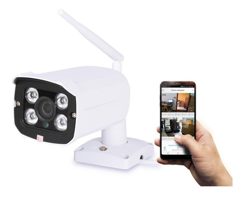 Imagem 10 de 10 de Camera Ip Externa A Prova D Agua Wifi Visao Noturna Hd Ip65
