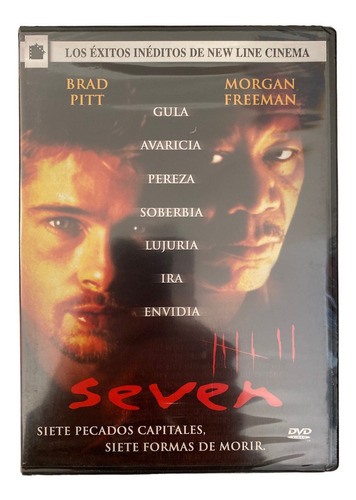 Dvd Seven Siete Pecados Capitales Brad Pitt Morgan Freeman