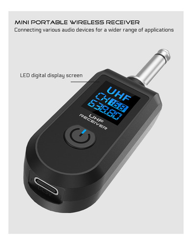 Nuevo Micrófono Inalámbrico Transmisor Y Receptor Xlr Inalám