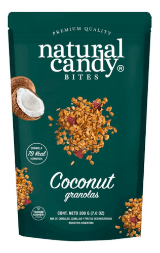 Natural Candy Clasica Granola Clasica Con Coco Natural Candy 200 Gr - Coco - Unidad - 1 - Bolsa