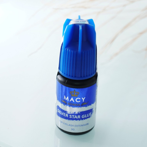 Cola Macy Silver Para Cílios 3ml Alta Retenção Preto