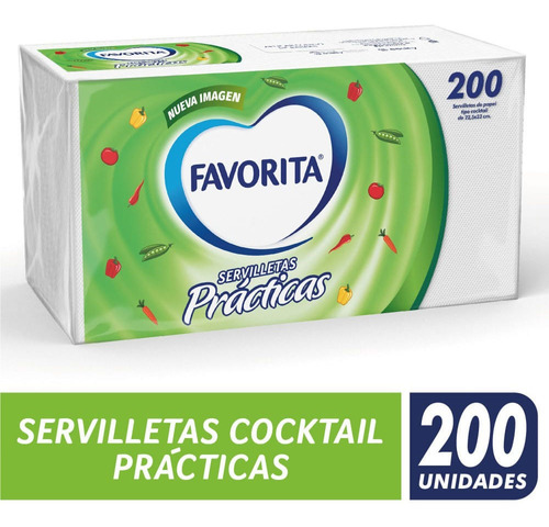 Servilletas Favorita Práctica Cocktail 200 Un