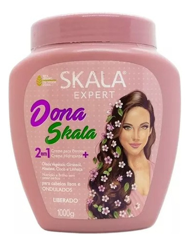 Skala Dona Máscara Vegana Crema Peinar Nutritiva 1kg Local