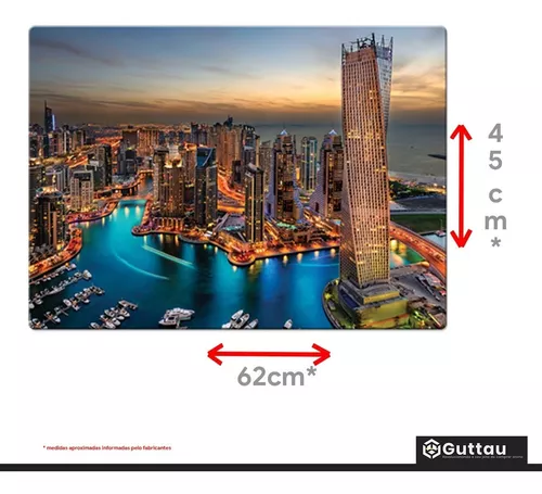 Puzzle Quebra Cabeça 1000 Peças Paisagens Noturnas Dubai