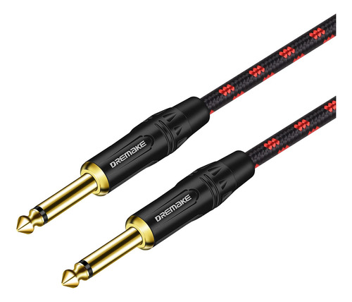 Cable De Guitarra Ts De 10 Pies De 0.250pulgadaa 1/4 De PuLG