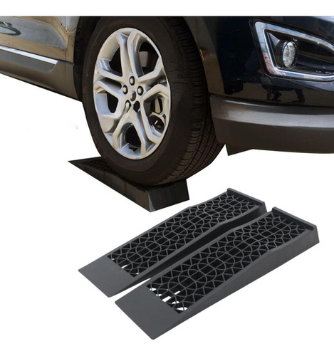 2 Peças Rampas De Carro Baixo Sem Textura De Flor
