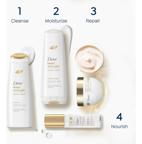Sérum Dove Bond Shield 10 en 1 para cabello dañado, 100 ml