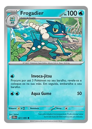 Carta Pokémon Mega Greninja Ex Caos Ascendente | Parcelamento sem