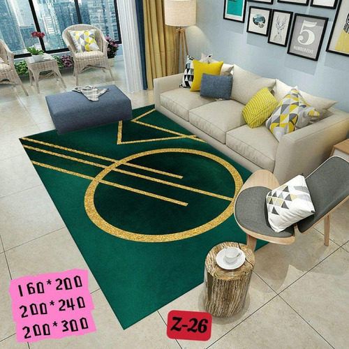 Alfombras Para Living 200x300cm Diseños 3d Decoracion Hogar 3 M 2 M Liso Diseño 4