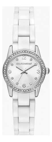 Reloj Para Mujer Skechers Palisades Sr6280 Blanco