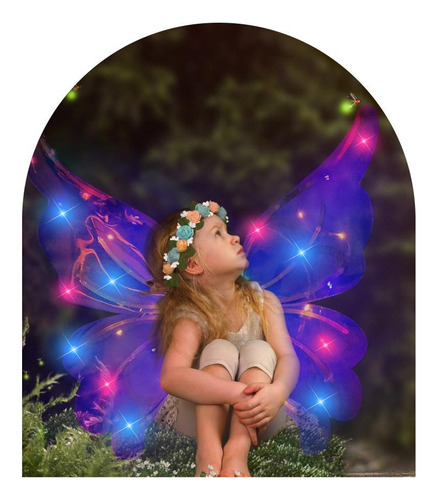 Glow Led Fairy Wings Butterfly Wings For Girls J