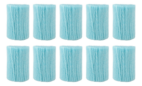 Tapete Yarn 10 Roll Latch Hook Threads, Cor Única