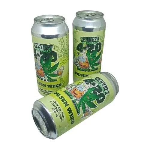 Cerveza Artesanal 420 Pilsen Weed - Pack X6