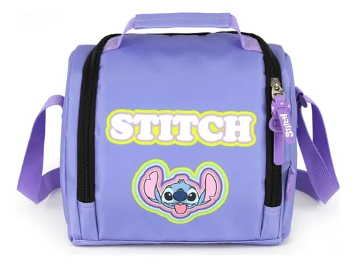 Lancheira Stitch Lilás La47737 Luxcel