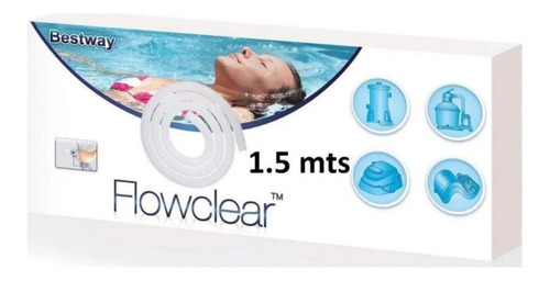 Manguera Flowclear De 1.50 Mts Para Bomba De Alberca