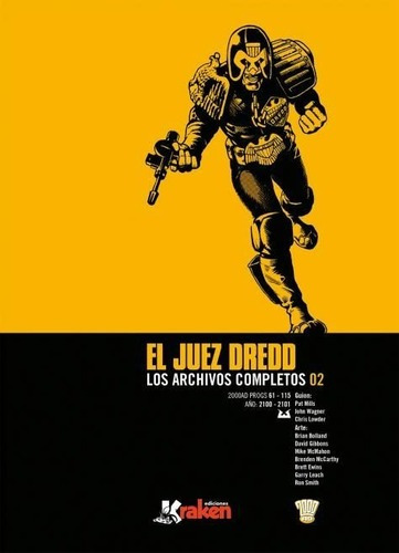 Juez Dredd Los Archivos Completos 2, De Aa. Vv.. Editorial Kraken (w), Tapa Blanda En Español