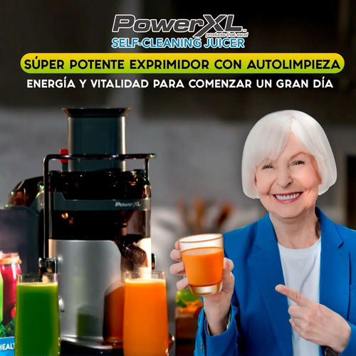 Extractor De Jugos Power Xl Juguera Autolimpiante 3 Niveles | Meses sin  intereses