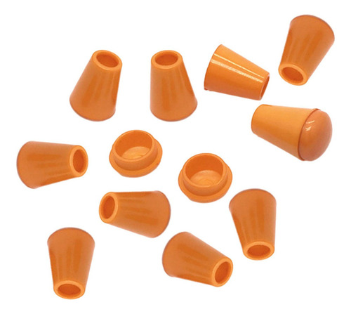10x Clips De Palanca Para Topes De Campana, Naranja