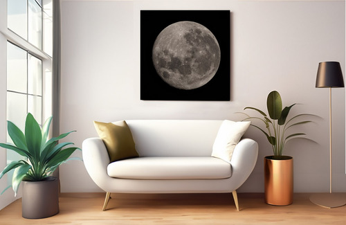 Cuadro Fotografíco - Luna Llena 65cm X 65cm